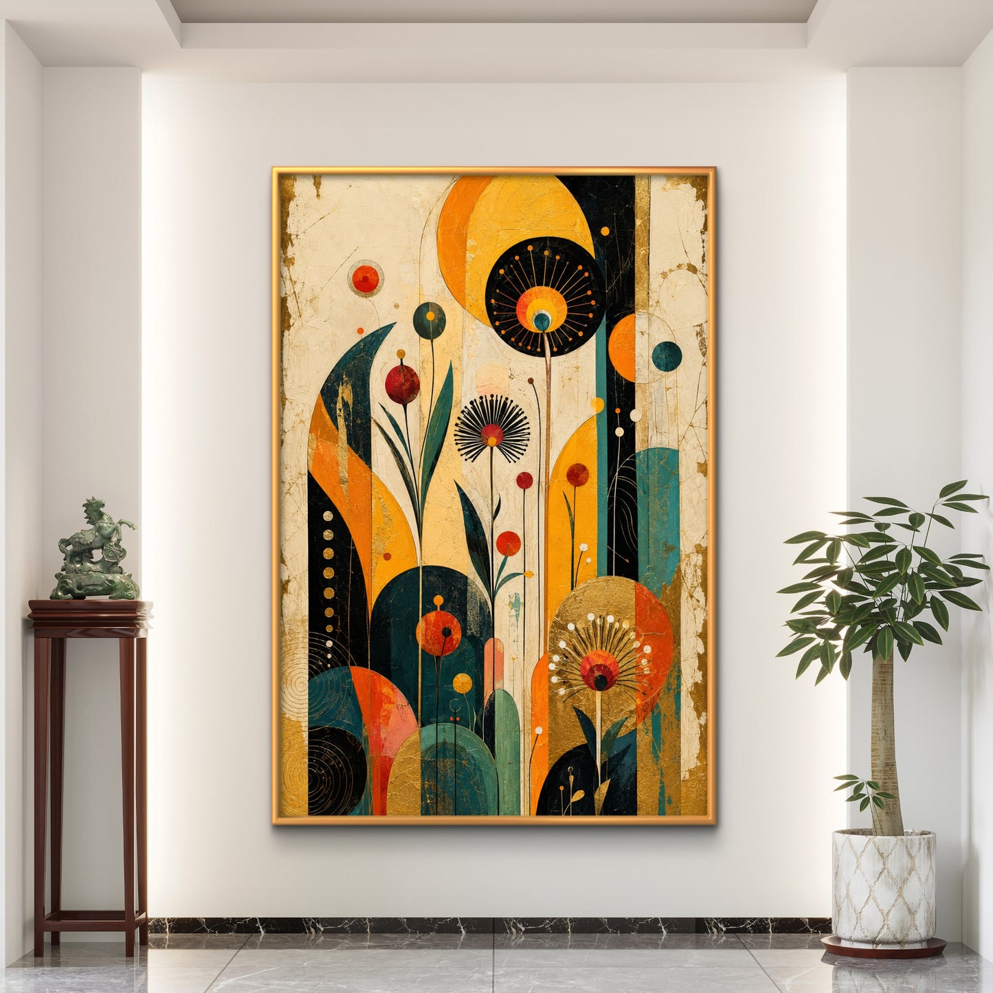 Abstract Art Premium Canvas Painting - Buy Online | Decor By Neon