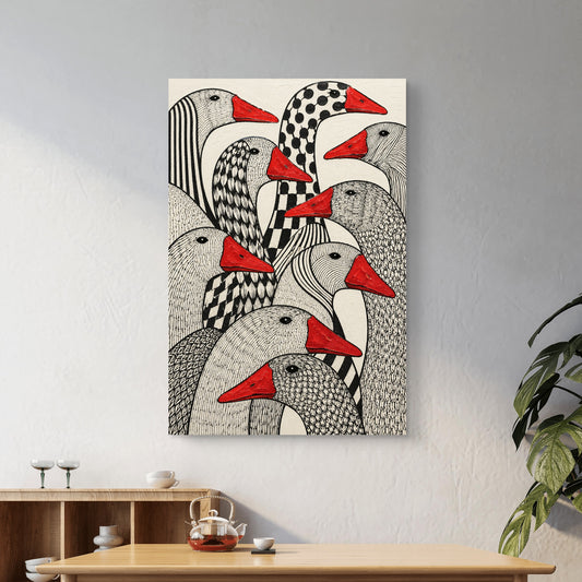 Modern Interiors Portrait Premium Canvas Painting - Premium Wall Art | Decor By Neon