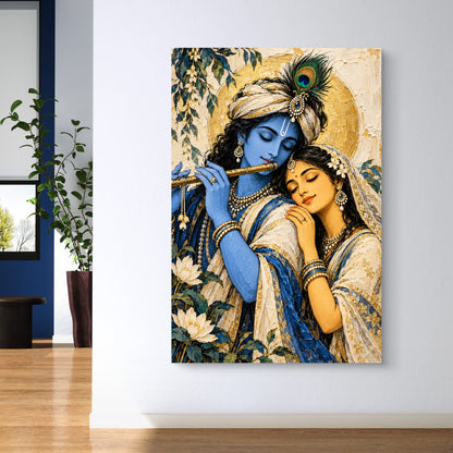 Radha Krishna Premium Canvas Painting