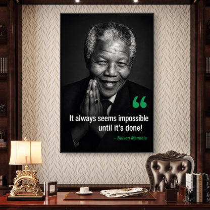 Nelson Mandela Premium Canvas Painting