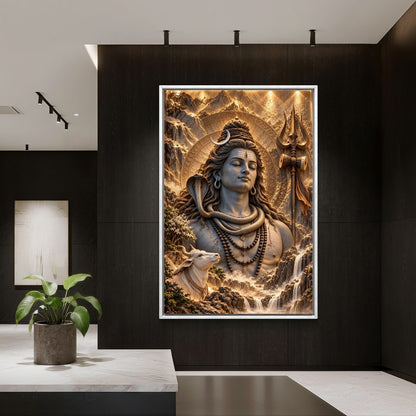 Lord Shiva Premium Canvas Painting