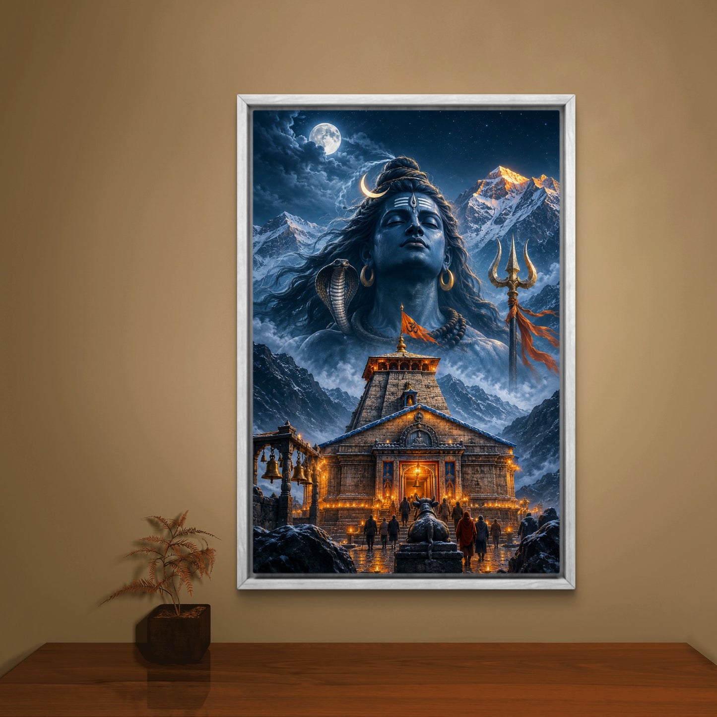 Lord Shiva Premium Canvas Painting - Buy Online | Decor By Neon