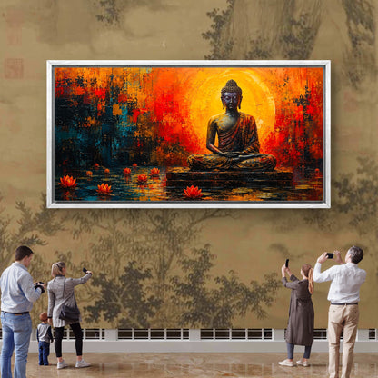 Lord Buddha Premium Canvas Painting