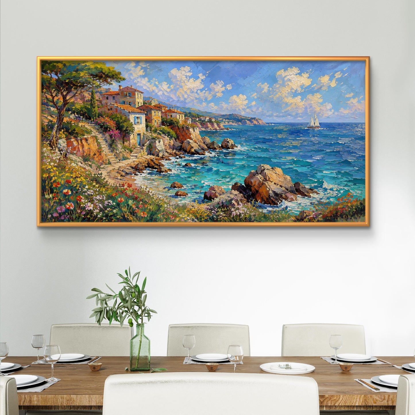 European Landscape Premium Canvas Painting - Buy Online | Decor By Neon