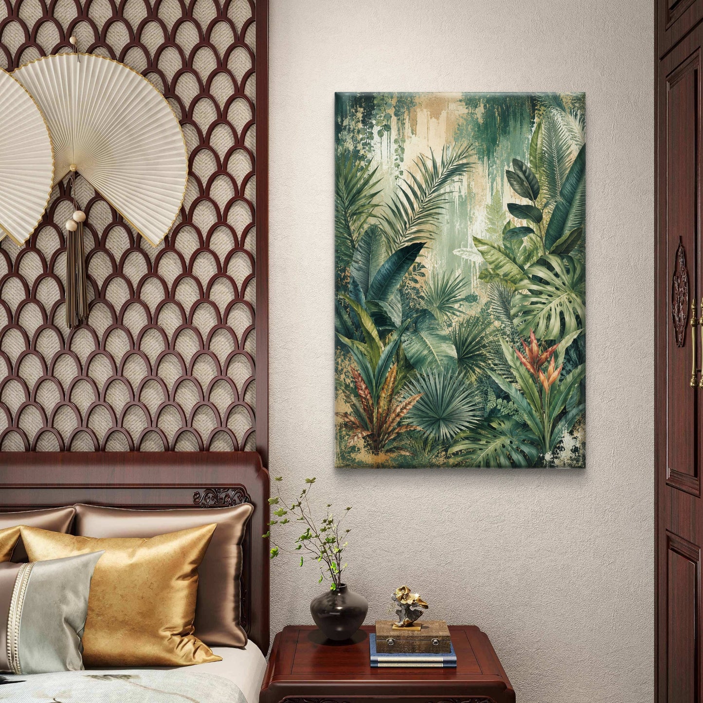 Botanical Luxury Premium Canvas Painting - Buy Online | Decor By Neon