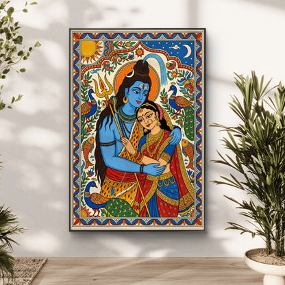 Lord Shiva Premium Canvas Painting