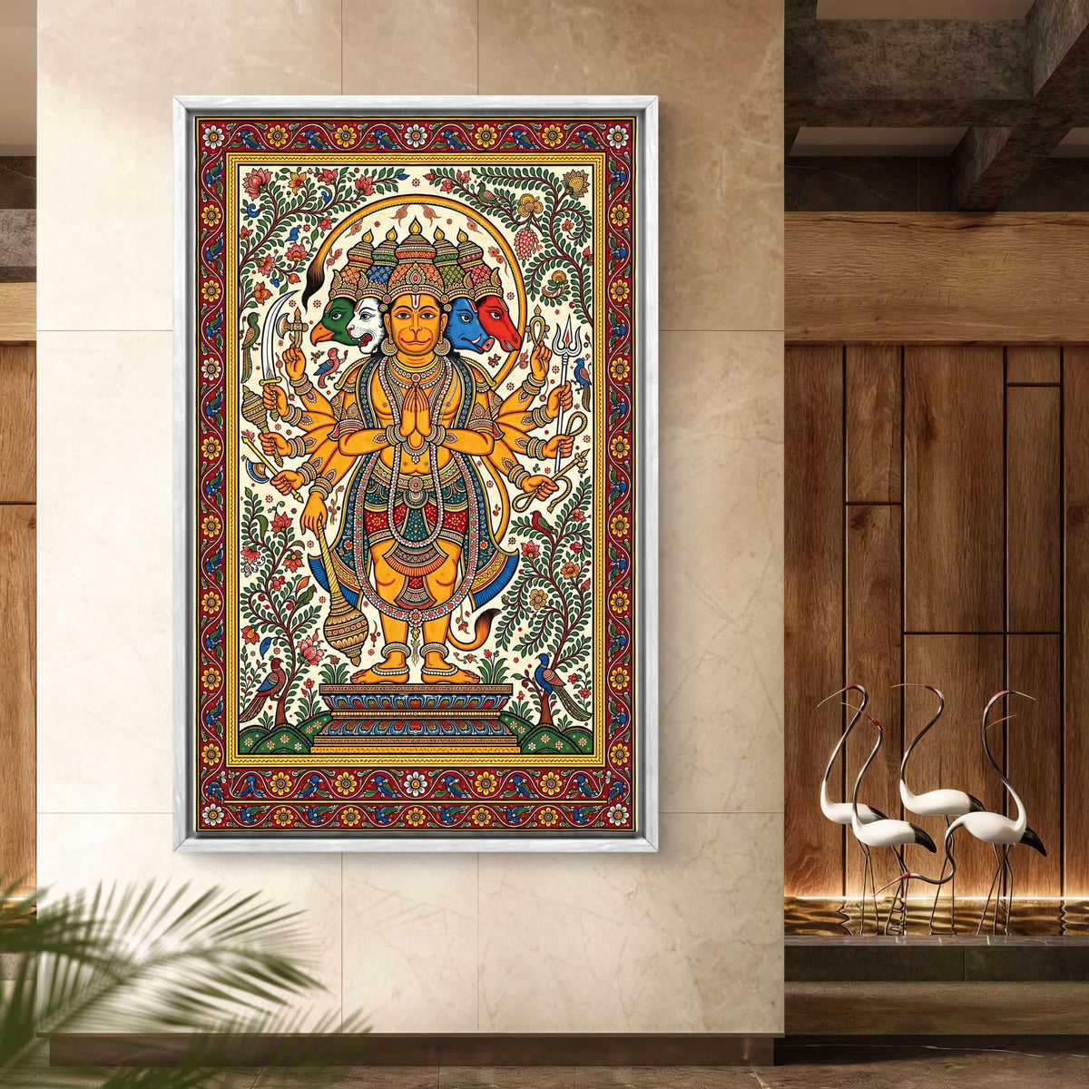 Lord Hanuman Premium Canvas Painting - Buy Online | Decor By Neon