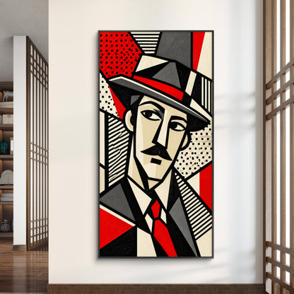 Modern Interiors Portrait Premium Canvas Painting