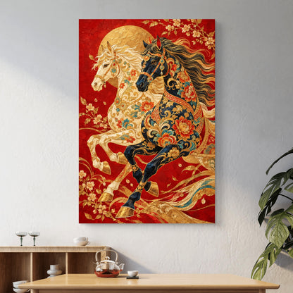 Modern Interiors Portrait Premium Canvas Painting