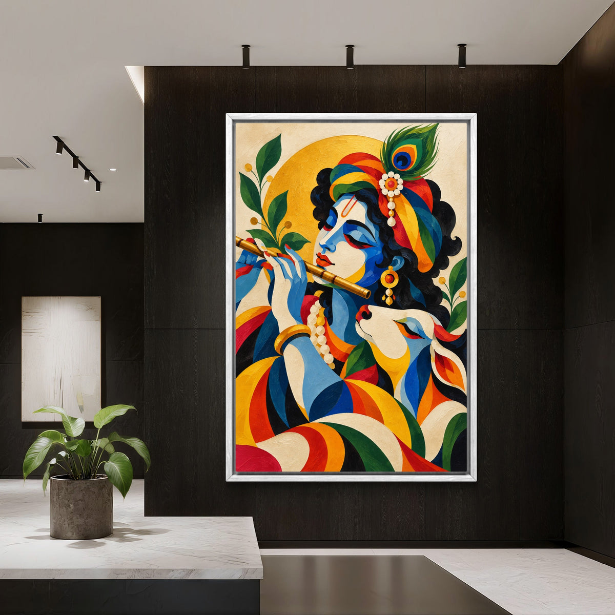 Radha Krishna Premium Canvas Painting - Buy Online | Decor By Neon