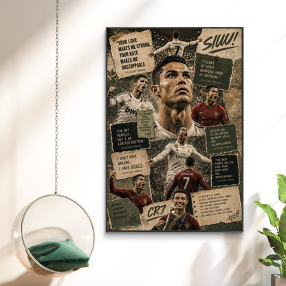 Cristiano Ronaldo Premium Canvas Painting