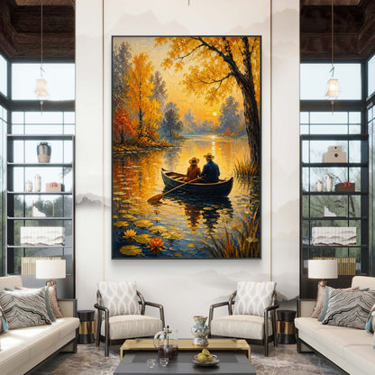 Modern Interiors Portrait Premium Canvas Painting