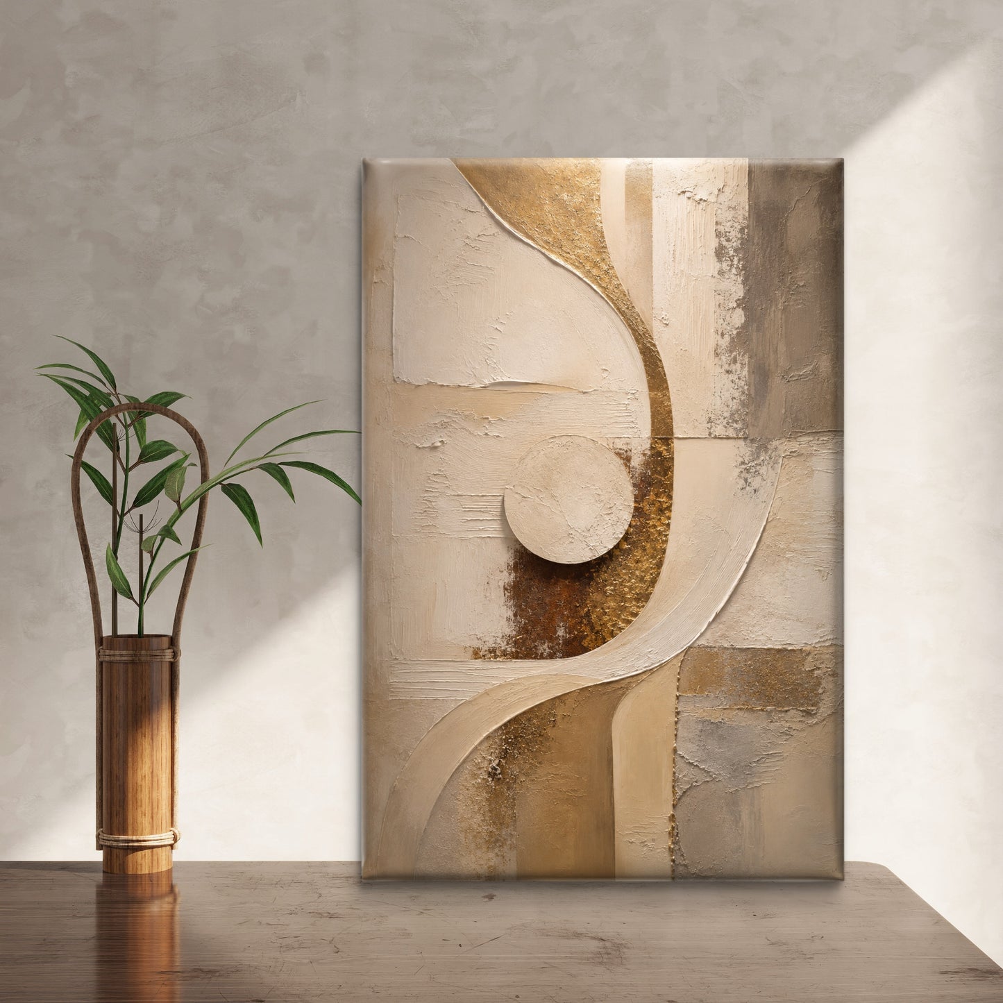 Luxury Neutral Premium Canvas Painting - Buy Online | Decor By Neon