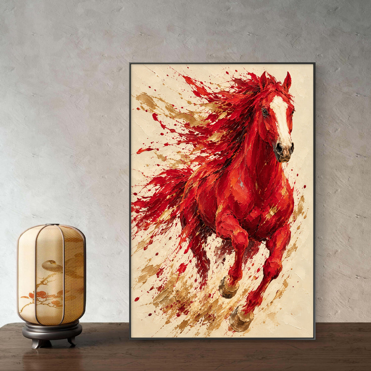 Modern Interiors Portrait Premium Canvas Painting - Buy Online | Decor By Neon