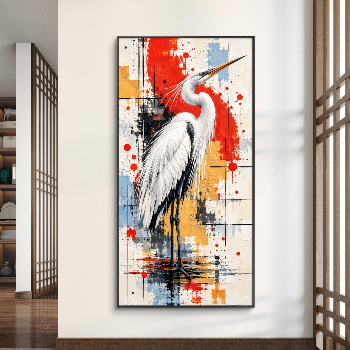 Modern Interiors Portrait Premium Canvas Painting - Buy Online | Decor By Neon