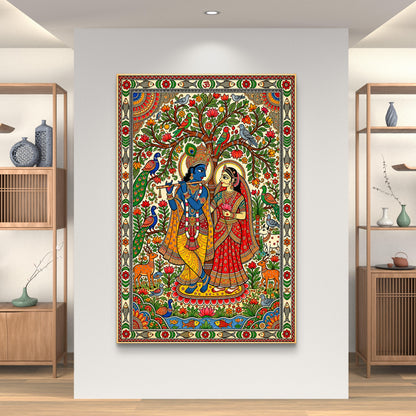 Radha Krishna Premium Canvas Painting