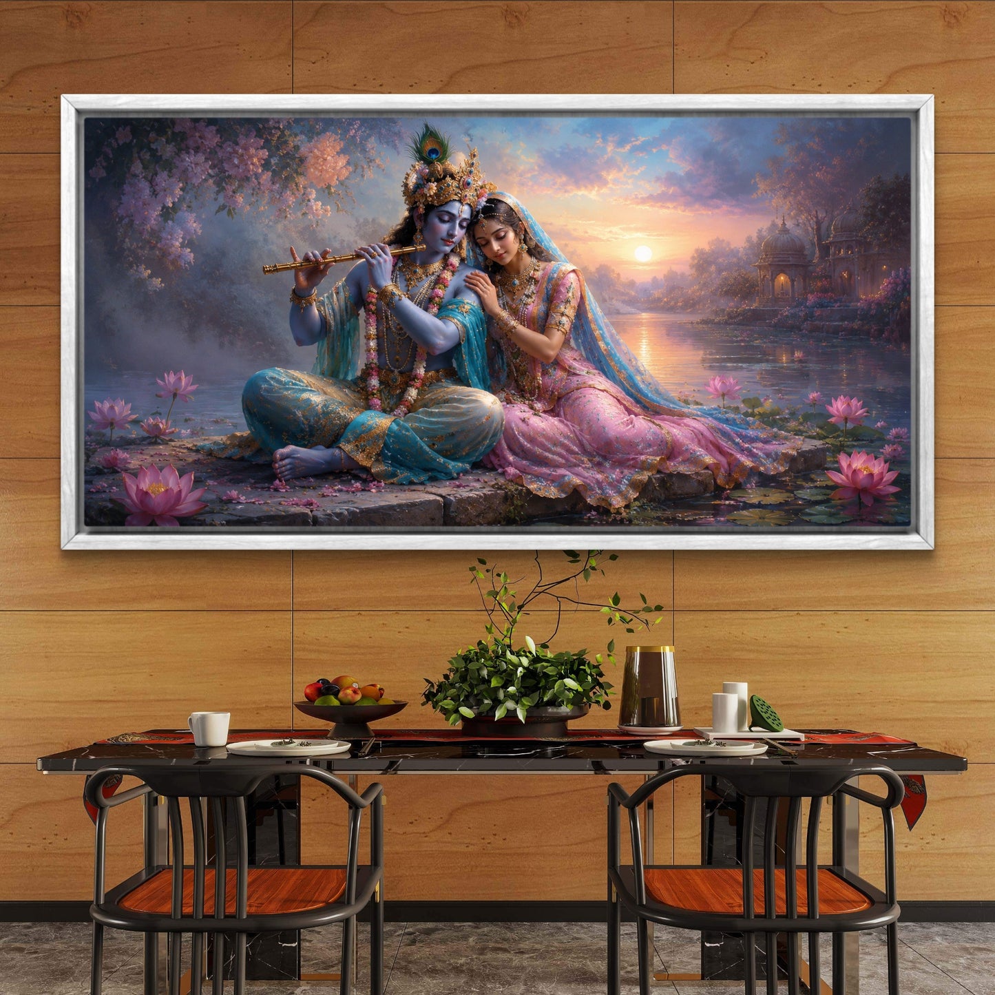 Radha Krishna Premium Canvas Painting - Buy Online | Decor By Neon
