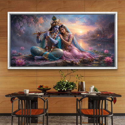 Radha Krishna Premium Canvas Painting