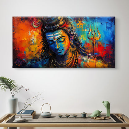 Lord Shiva Premium Canvas Painting