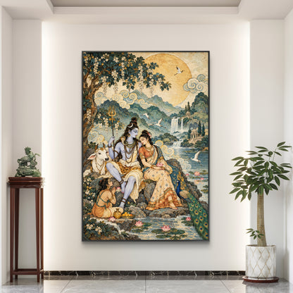 Lord Shiva Premium Canvas Painting