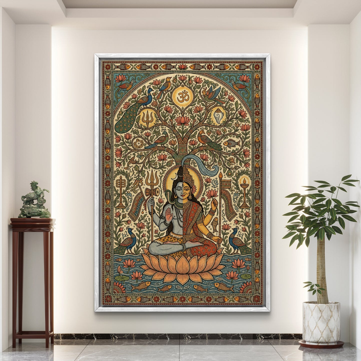 Lord Shiva Premium Canvas Painting - Buy Online | Decor By Neon