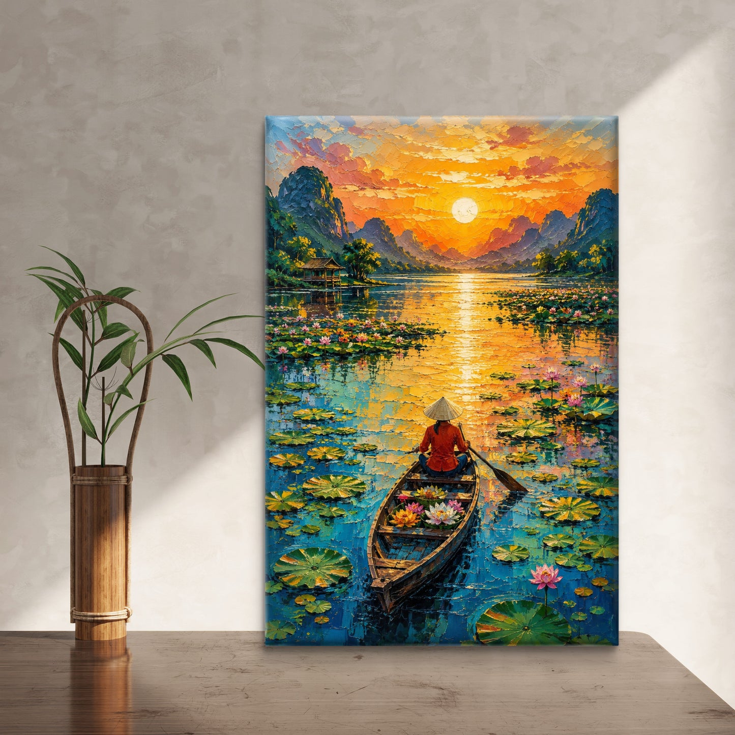Modern Interiors Portrait Premium Canvas Painting - Buy Online | Decor By Neon