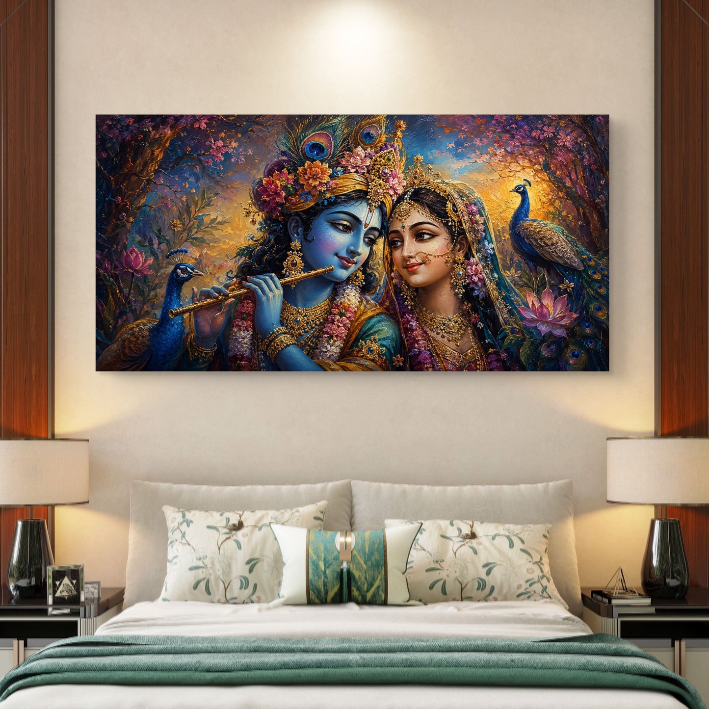 Radha Krishna Premium Canvas Painting - Buy Online | Decor By Neon