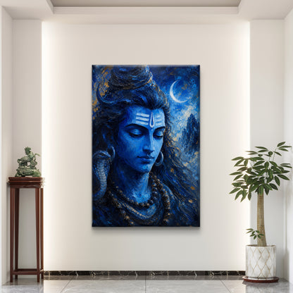 Lord Shiva Premium Canvas Painting