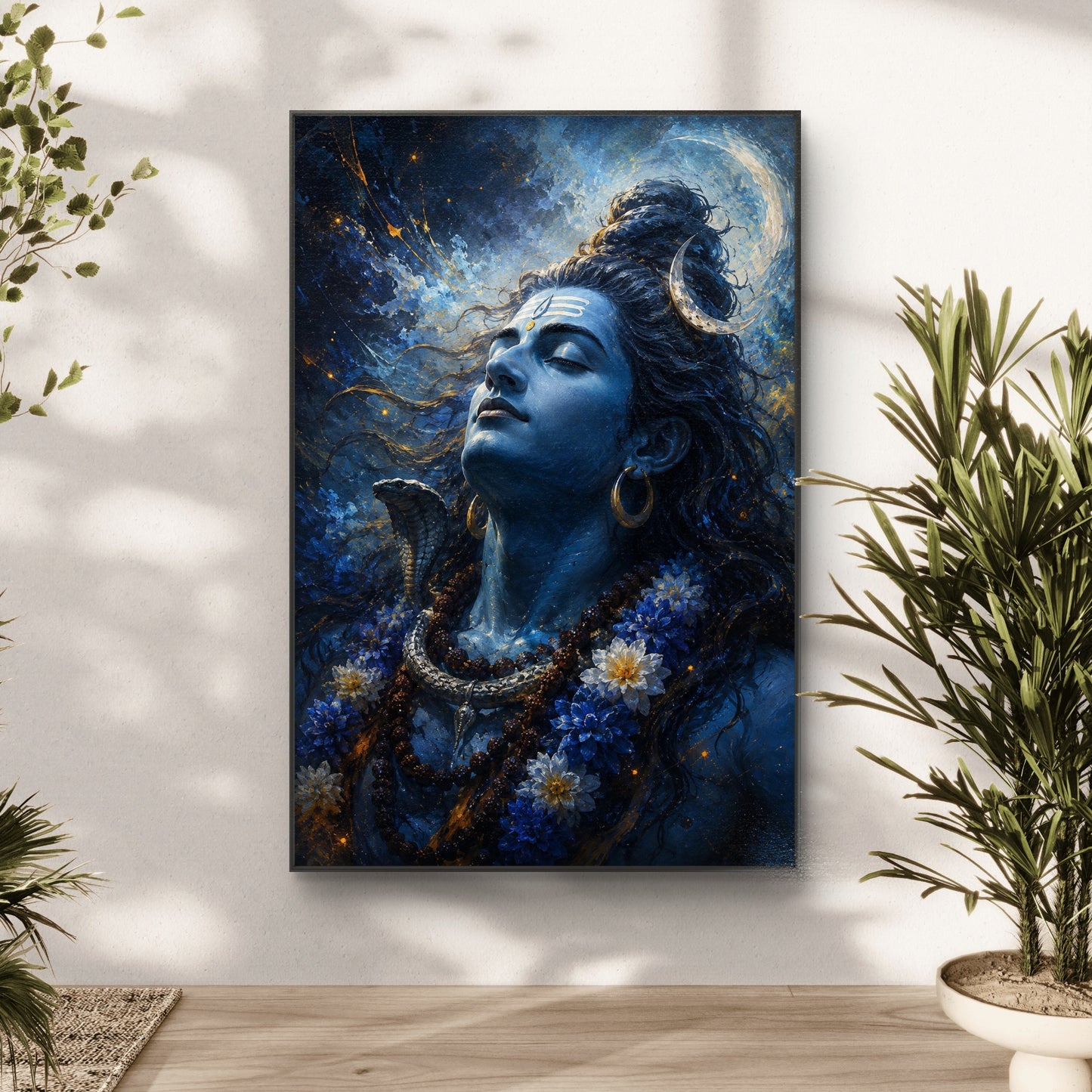 Lord Shiva Premium Canvas Painting - Buy Online | Decor By Neon