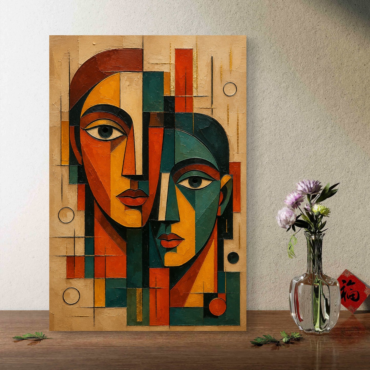 Modern Interiors Portrait Premium Canvas Painting - Buy Online | Decor By Neon