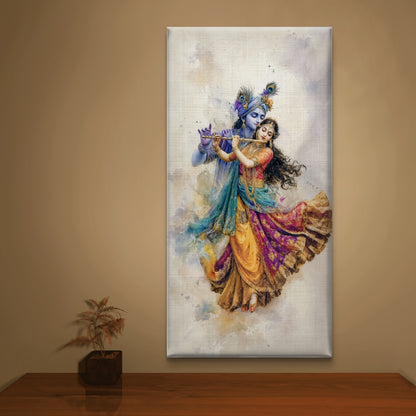 Radha Krishna Premium Canvas Painting