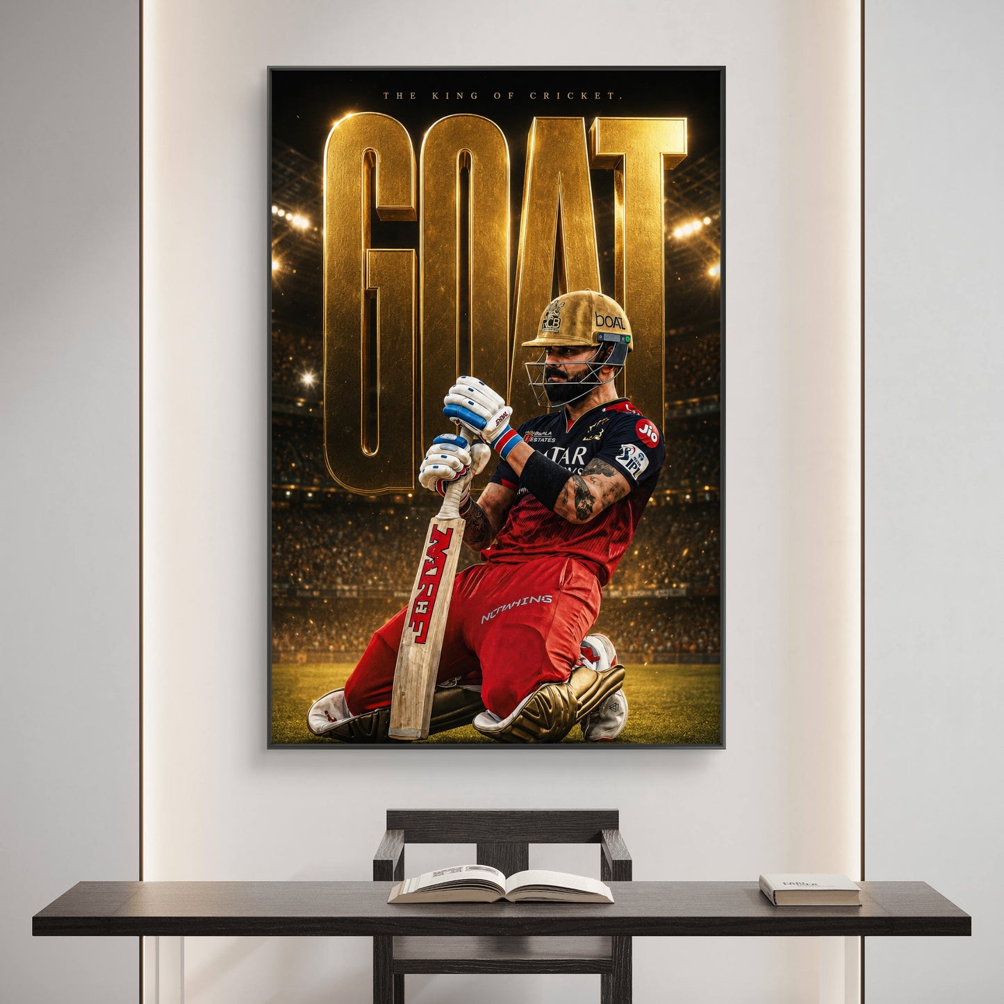 Virat Kohli  Premium Canvas Painting - Buy Online | Decor By Neon