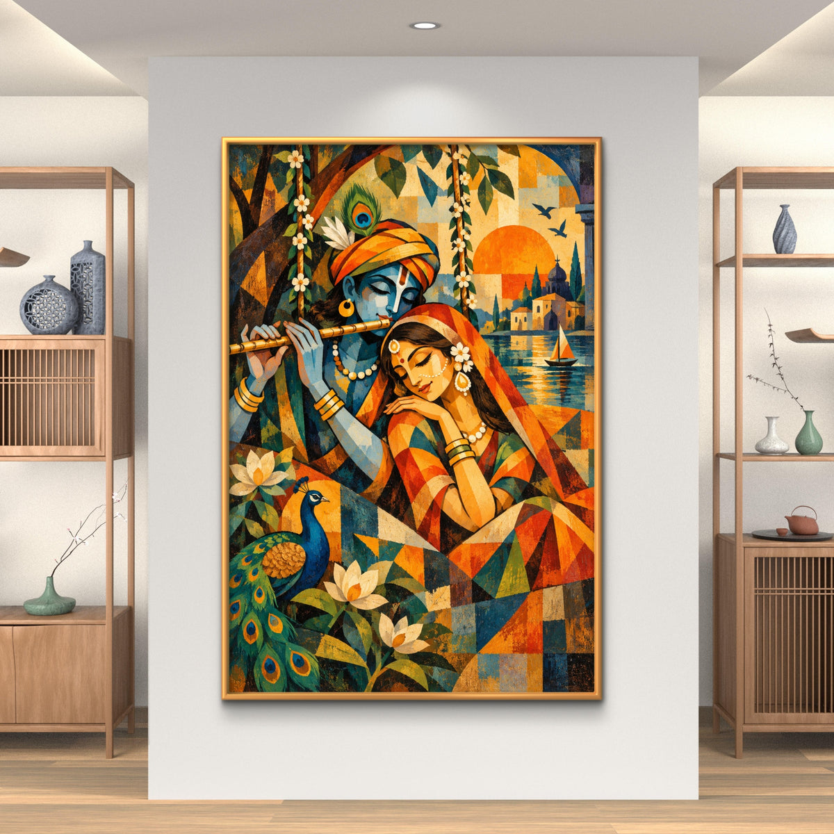 Radha Krishna Premium Canvas Painting - Buy Online | Decor By Neon