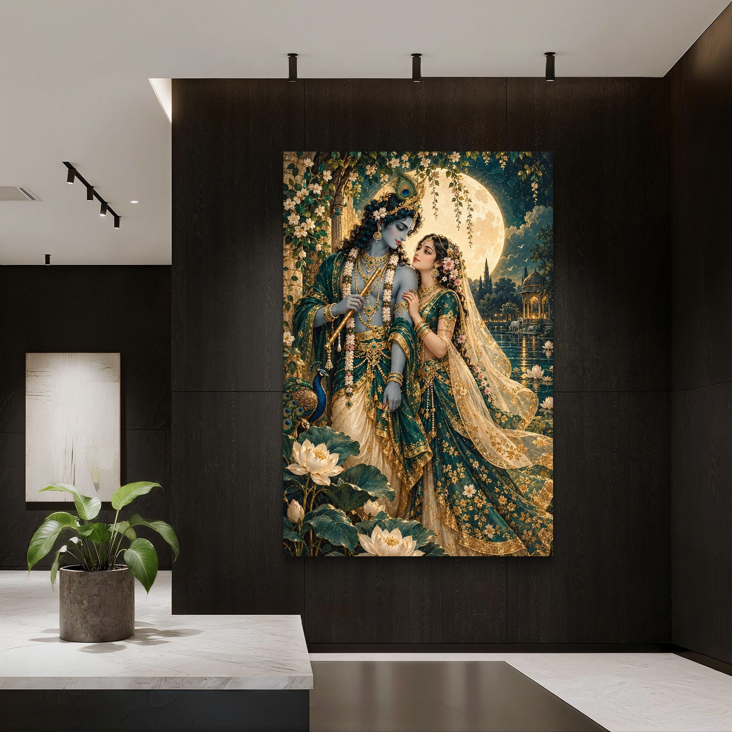 Radha Krishna Premium Canvas Painting - Buy Online | Decor By Neon