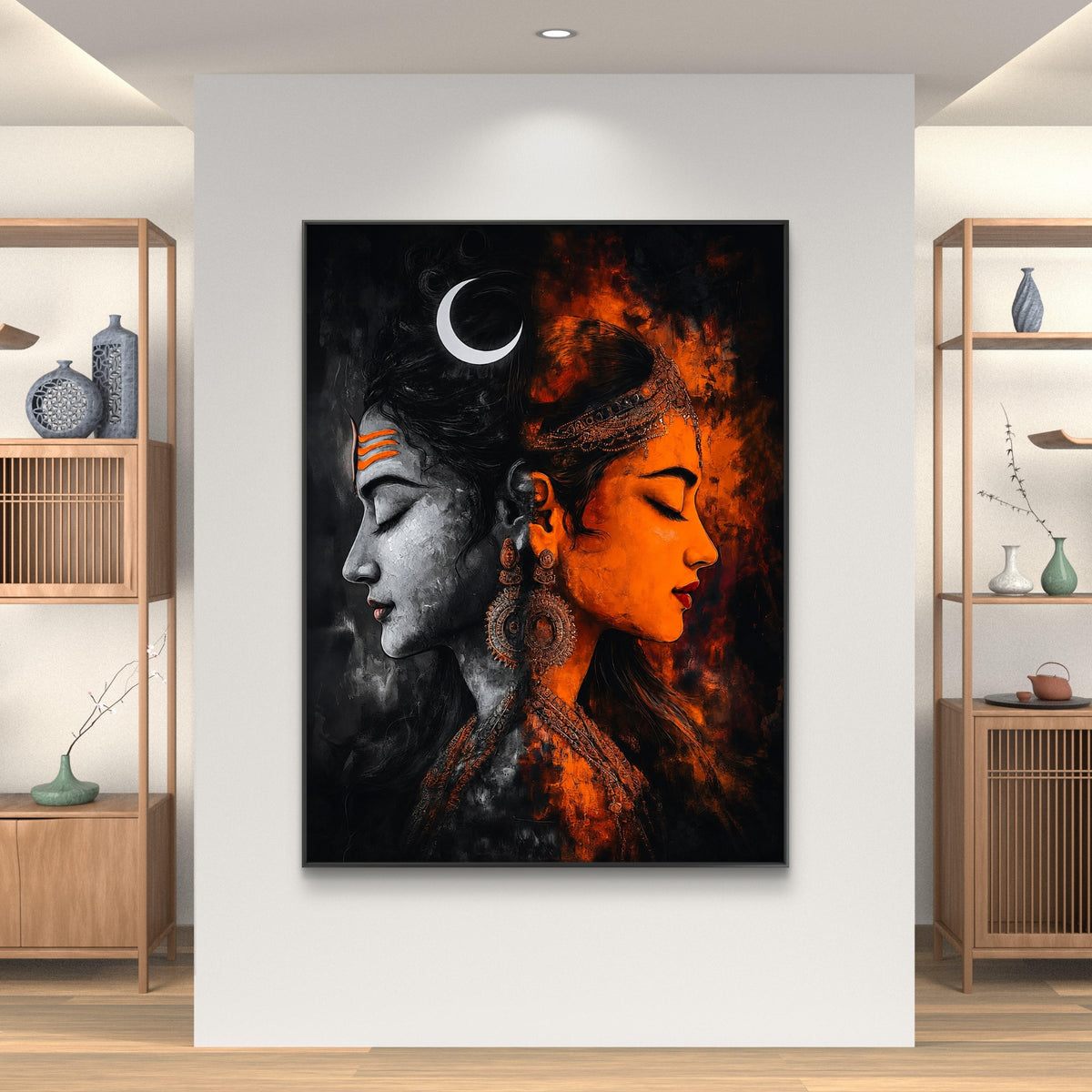 Lord Shiva Premium Canvas Painting - Buy Online | Decor By Neon