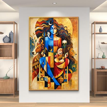 Lord Shiva Premium Canvas Painting