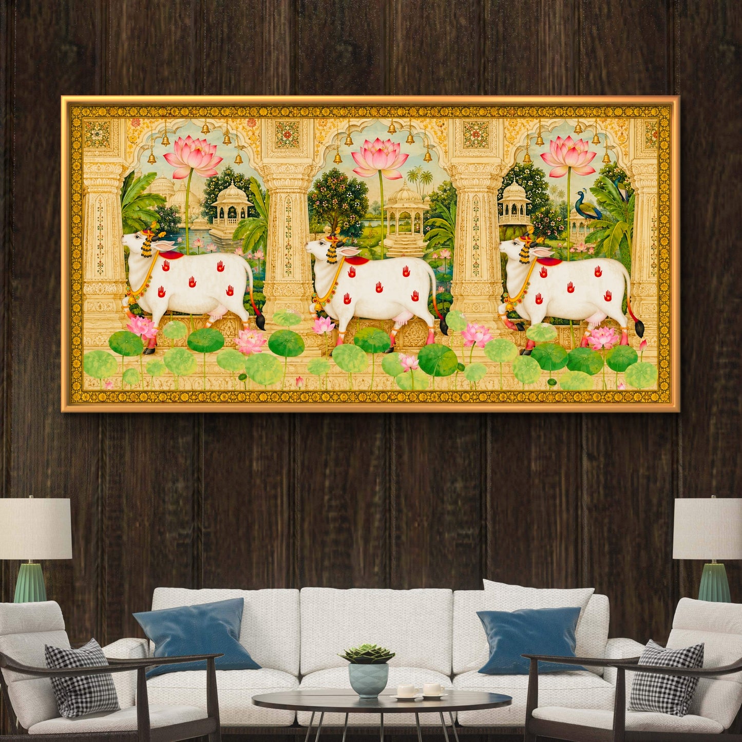 Traditional Pichwai Shrinathji Premium Canvas Painting - Buy Online | Decor By Neon