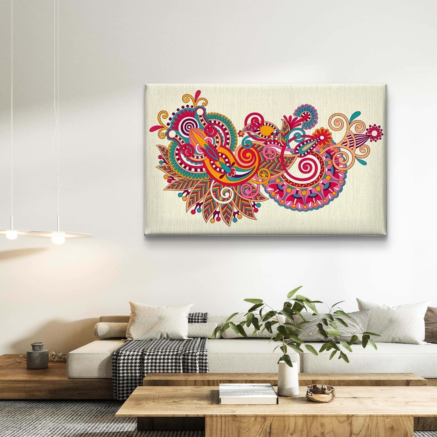 Mystic Mandalika Premium Canvas Wall Painting - Buy Online | Decor By Neon