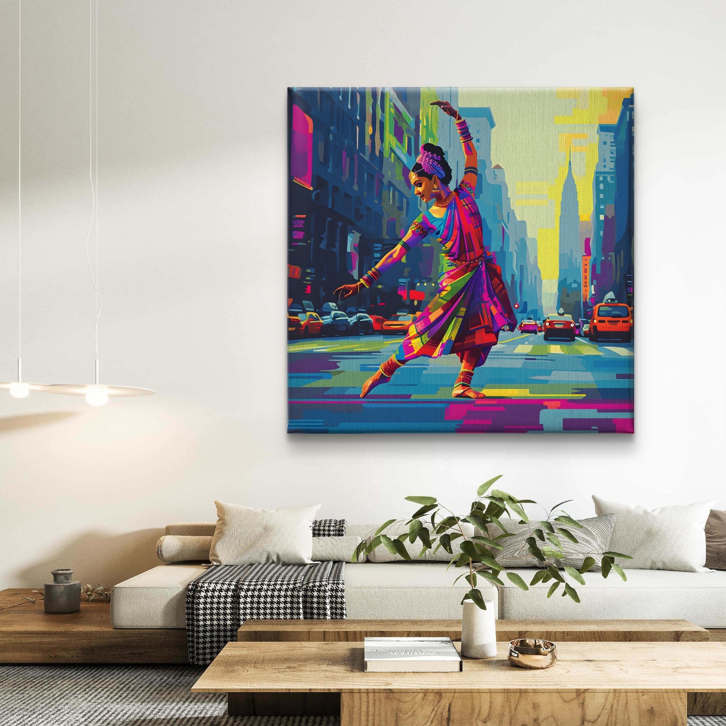 Urban Natyam Premium Canvas Wall Painting - Buy Online | Decor By Neon