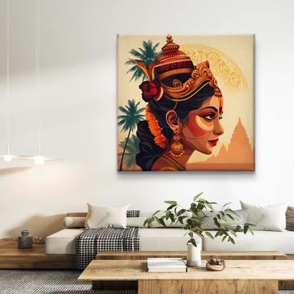 Crown of Heritage Premium Canvas Wall Painting