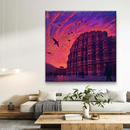 Jaipur Twilight Premium Canvas Wall Painting