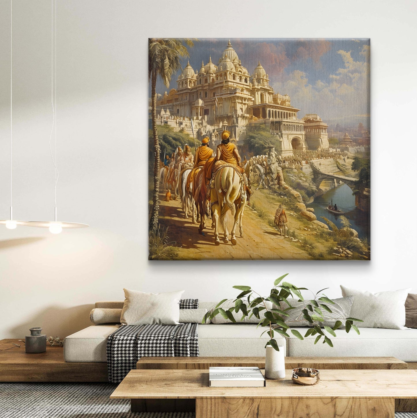 The Royal Convoy Premium Canvas Wall Painting - Buy Online | Decor By Neon