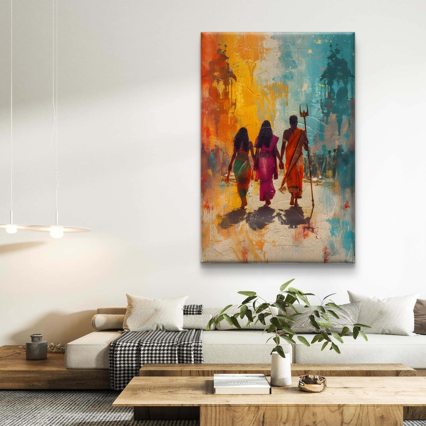 Divine Journey Premium Canvas Wall Painting - Buy Online | Decor By Neon