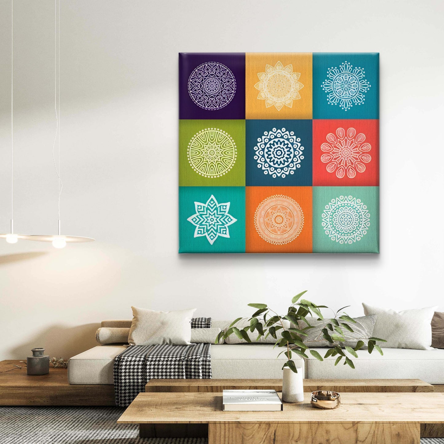 Mandala Harmony Premium Canvas Wall Painting - Buy Online | Decor By Neon