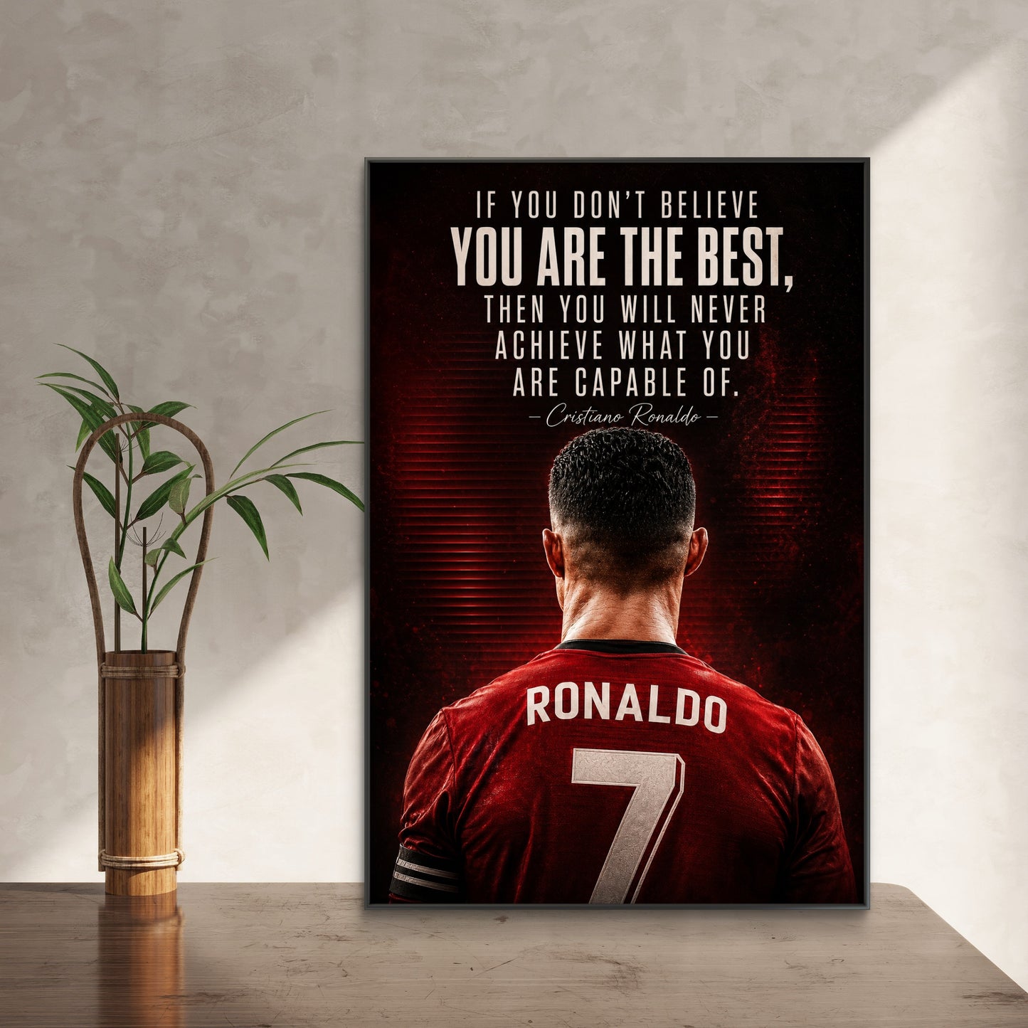 Cristiano Ronaldo Premium Canvas Painting - Buy Online | Decor By Neon
