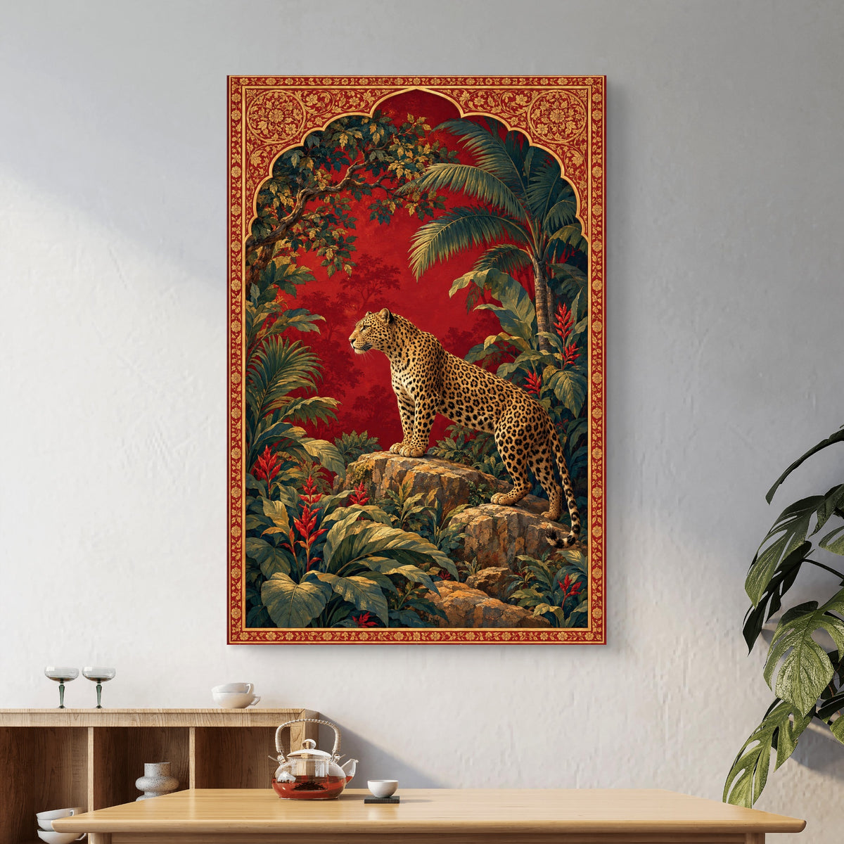 Modern Interiors Portrait Premium Canvas Painting - Buy Online | Decor By Neon