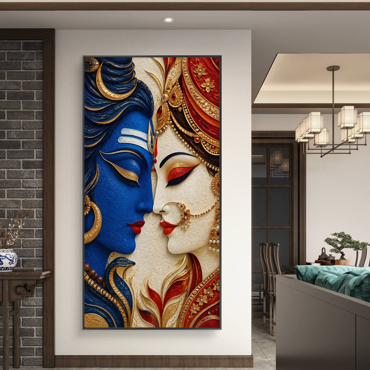 Lord Shiva Premium Canvas Painting - Buy Online | Decor By Neon