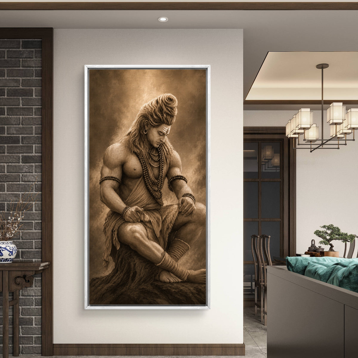 Lord Shiva Premium Canvas Painting - Buy Online | Decor By Neon