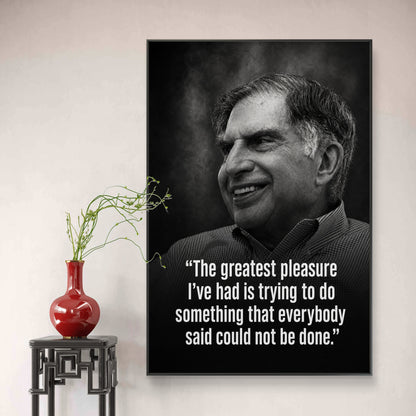 Ratan Tata Premium Canvas Painting