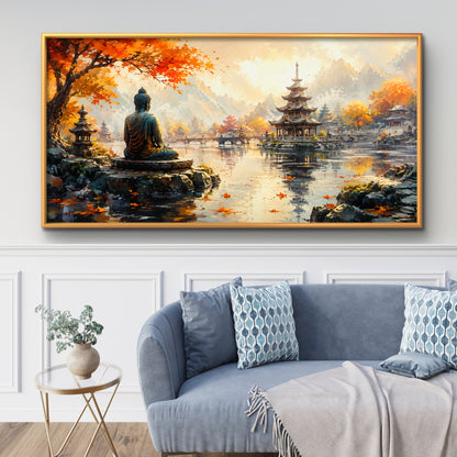 Lord Buddha Premium Canvas Painting